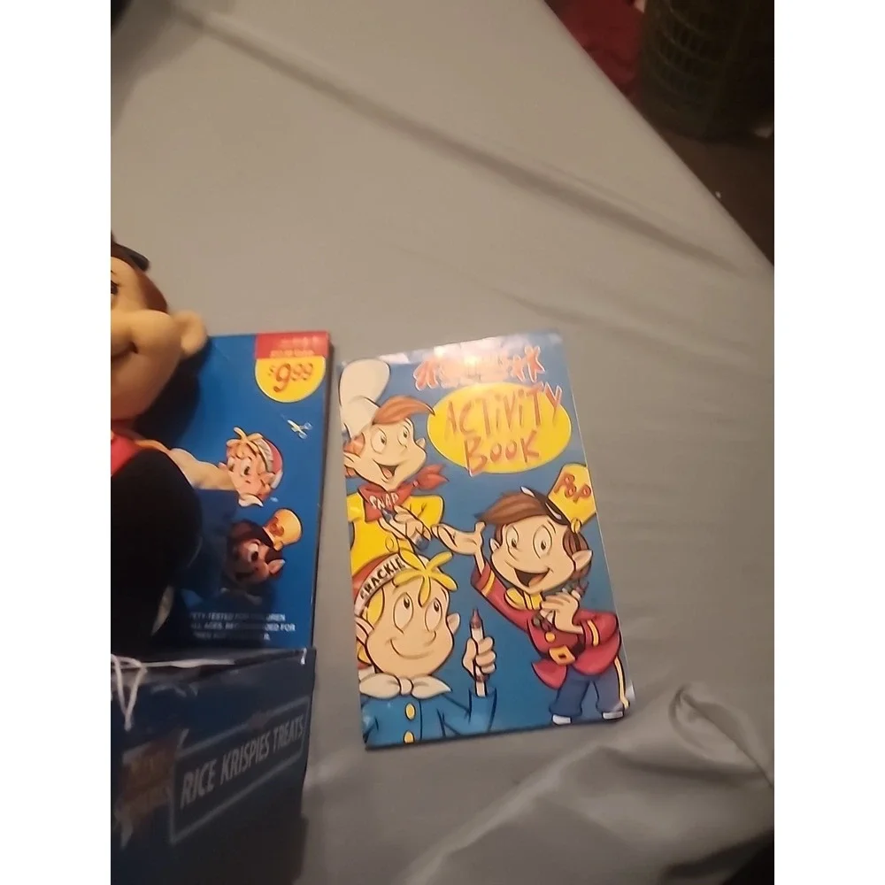 New Kelloggs POP from Rice Krispies (Snap, Crackle  Pop) Plush Doll 10